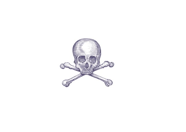 skull crossbones art